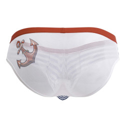 CandyMan Slip Sailoris Blanc Navy